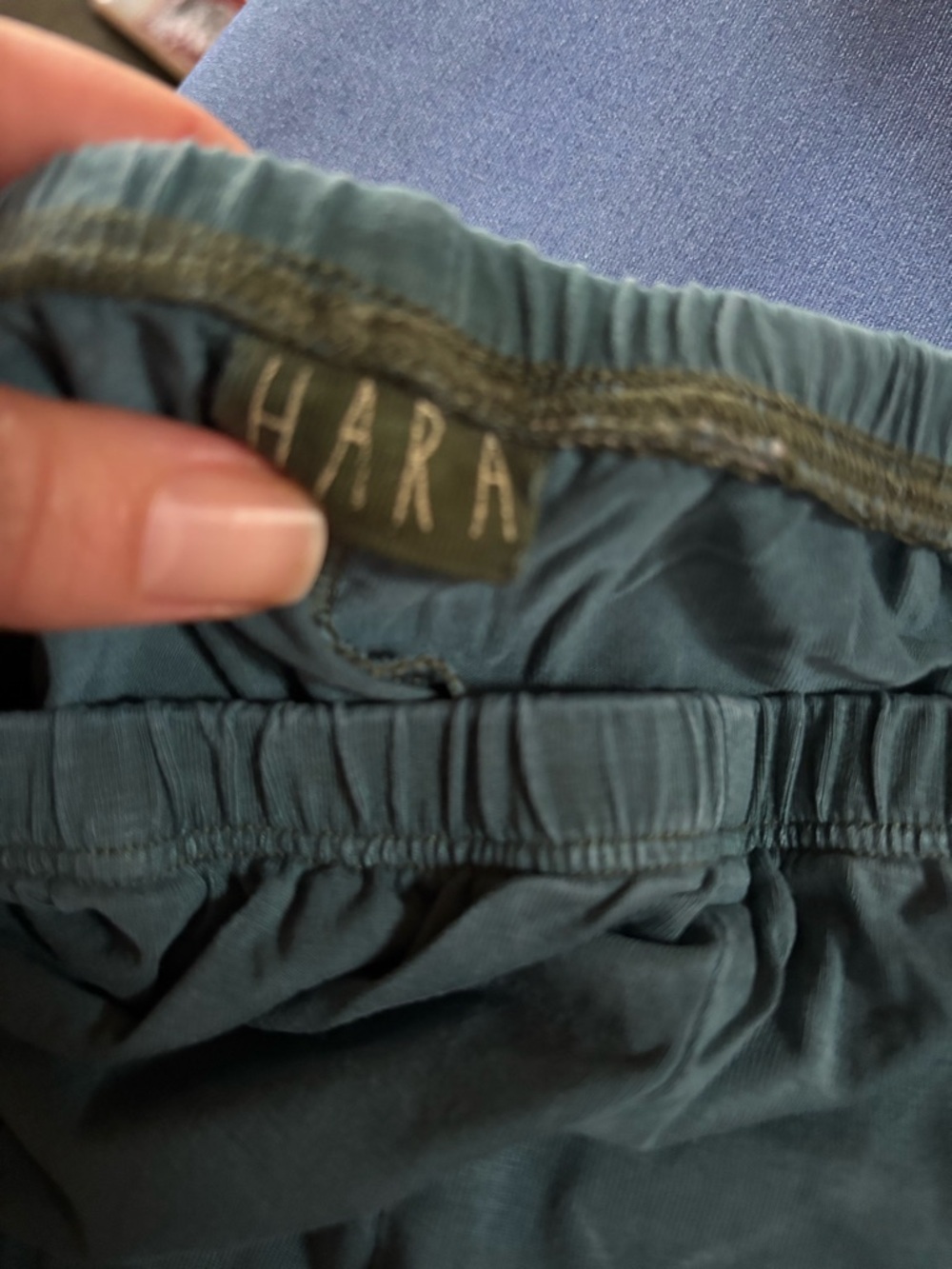 Hara Teal organic cotton leggings
